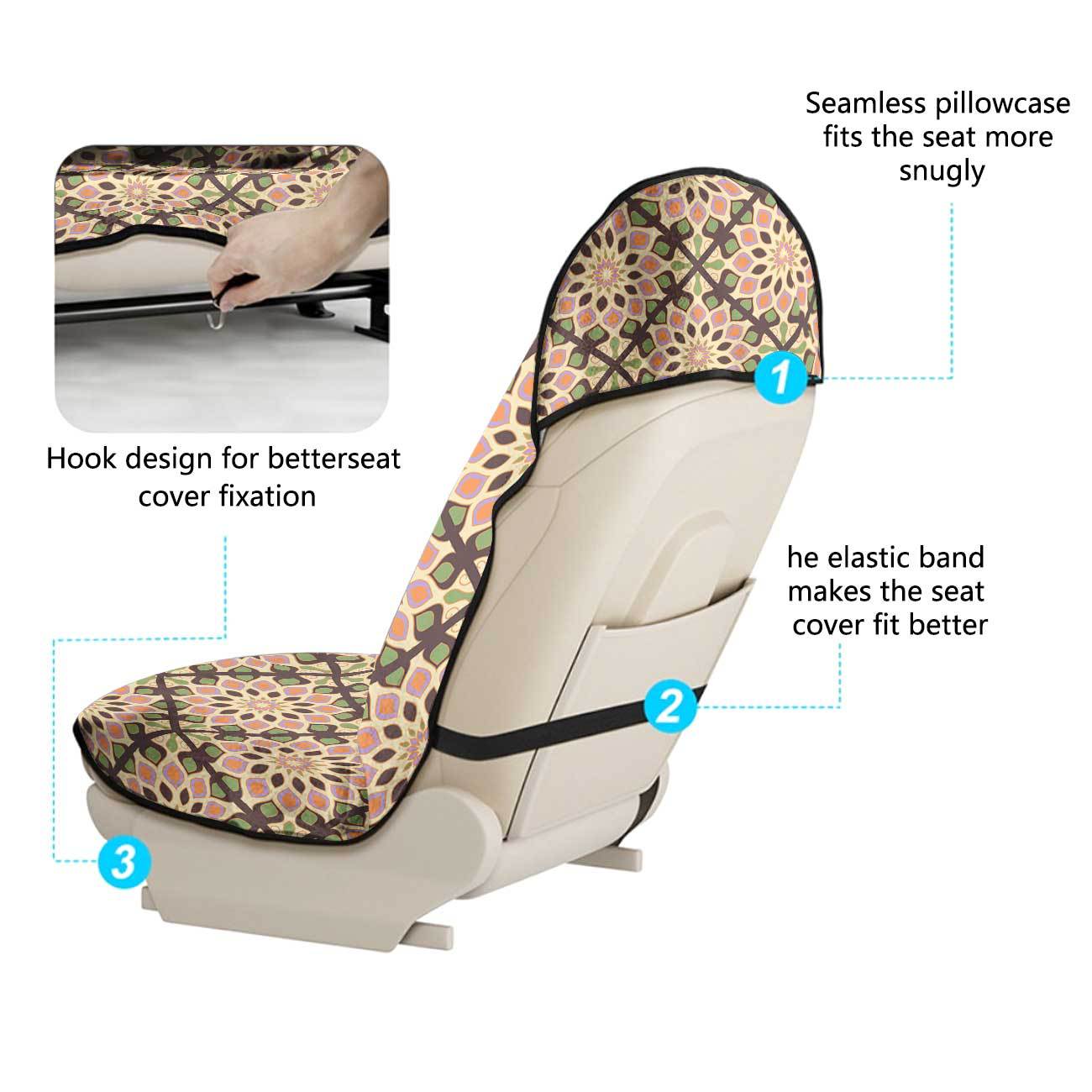 Car seat towel cover front seat protector suitable for gym and exercise, universal for all seasons, car use 76