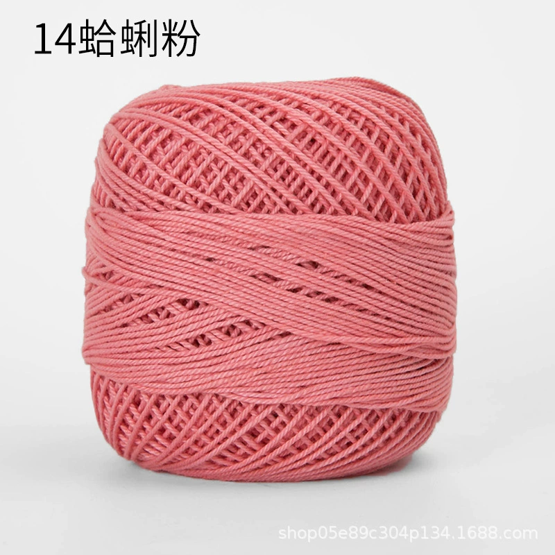 Шёлковая crochet нить шарики, 3 размера, разноцветная пряжа для вязания сумок и крючком