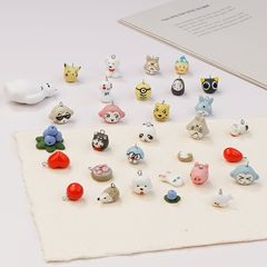 景徳鎮セラミックビーズ特殊な形状の漫画のキャラクター動物ルースビーズ手作り DIY ジュエリーアクセサリー材料卸売