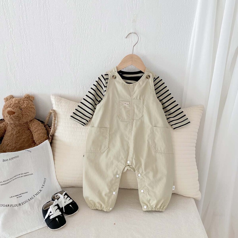 2-year-old baby clothes category a suit open-range jumpsuit baby autumn and winter open-crotch pants long sleeve spring and autumn cotton category a