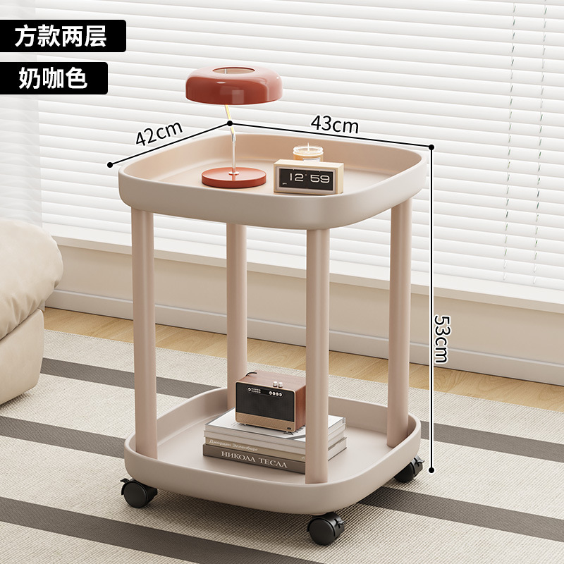 [스퀘어 스타일] 라지 사이즈 - 크림 커피