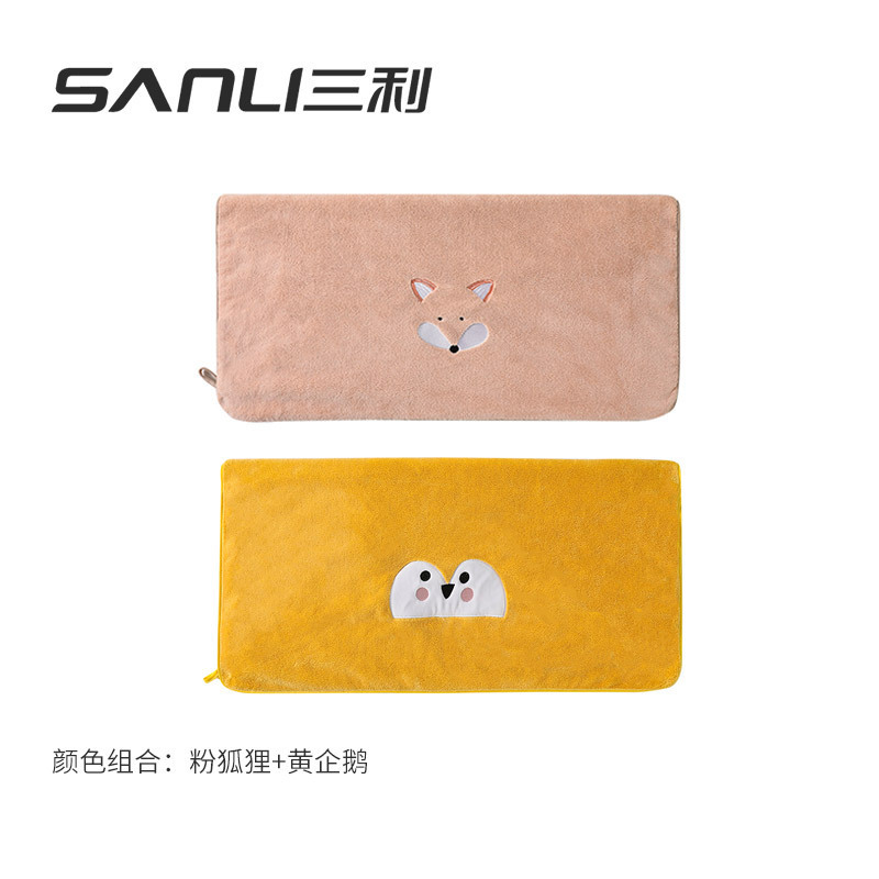 핑크 여우 노란 펭귄