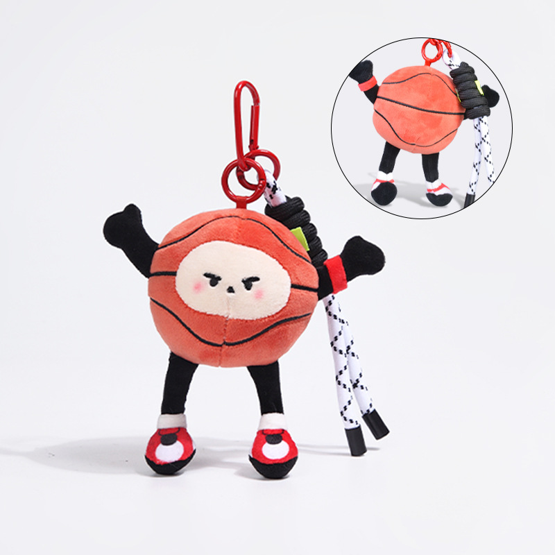 Original genuine each has a thousand ball plush sports cartoon peripheral key chain pendant cute football boy