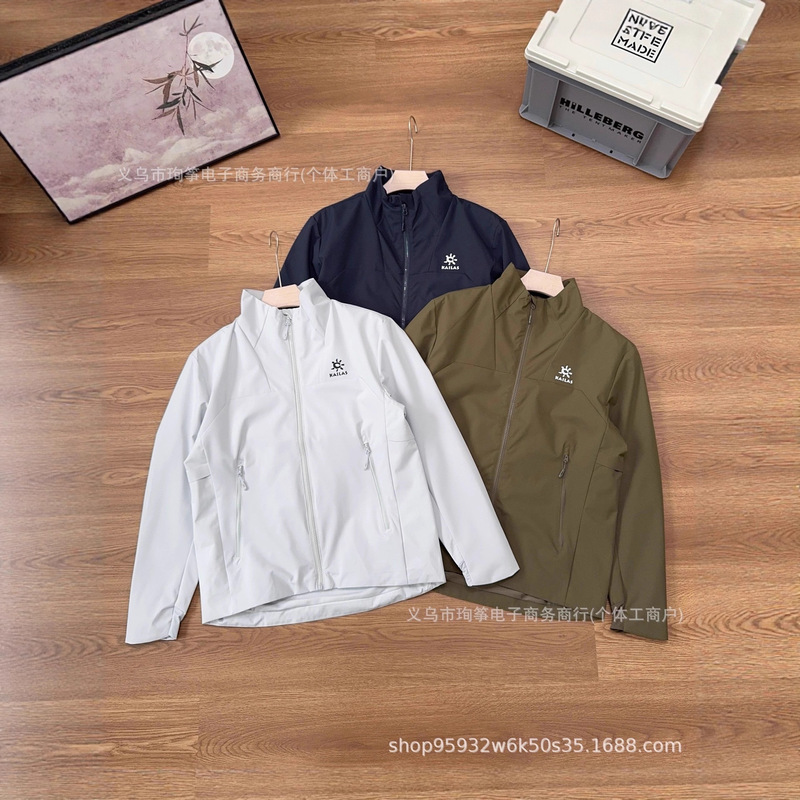 Kail Kaili Stone M8Ic Soft Shell Outdoor Sports Men's and Women's Same Style Couple's Stand-Up Collar Jacket Casual Jacket