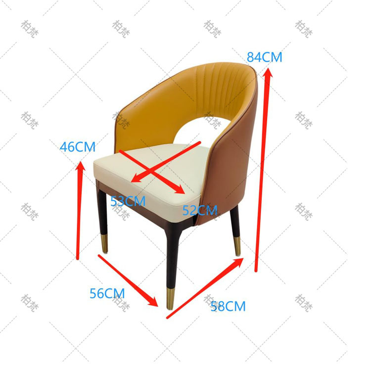 Sillas de comedor de alta gama para habitaciones privadas de hotel, sillas de comedor vintage de diseño, sillas de ratán de madera maciza, sillas de ocio, exclusivamente para suministro transfronterizo.