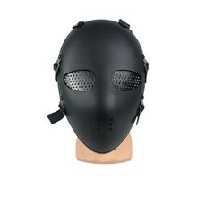 户外用品野外装备CS防护头罩 防冲面具 全脸面罩 护脸现货批发黑