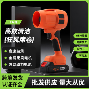 Brushless Lithium Electric Blower Leaf Blower Dust Blower High Power Wireless Lithium Electric Hair Dryer Turbocharged Fan