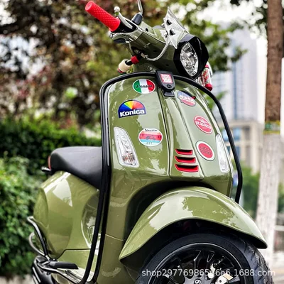 Spring Sprint 150 | Motorcycle bumper - original-spring-sprint-150-front-protective-bar-black