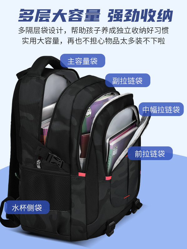 2025年新中学生ランドセル男子中学生高校生大容量リュック男性負担軽減背骨保護メンズモデル|undefined