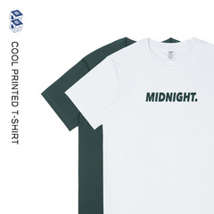 メンズアメリカンレトロプリント半袖Tシャツ、レディース純綿春夏ゆったりカジュアルインナー、インスメンズファッション