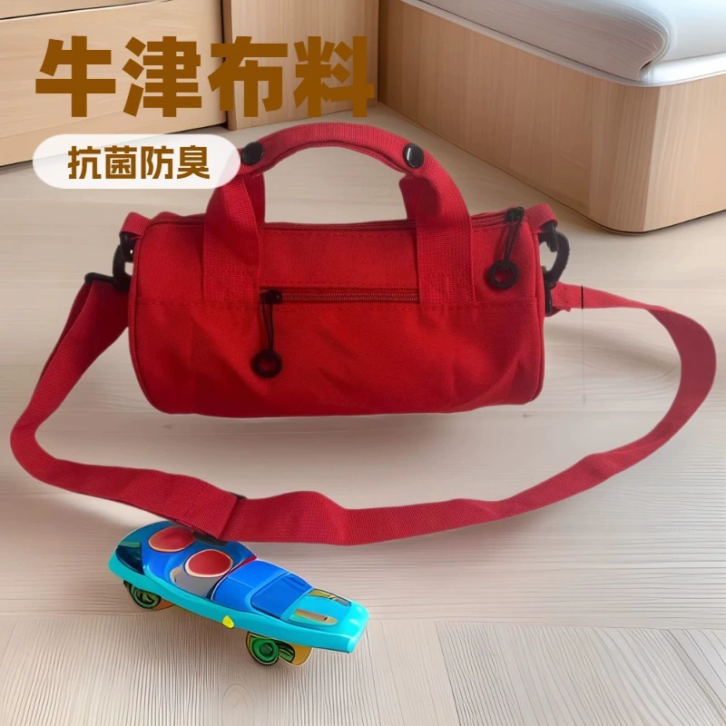 Лидер продаж, цилиндрическая спортивная дорожная сумка, водонепроницаемая ткань Оксфорд, большая вместительная портативная дорожная сумка через плечо, модная повседневная портативная сумка