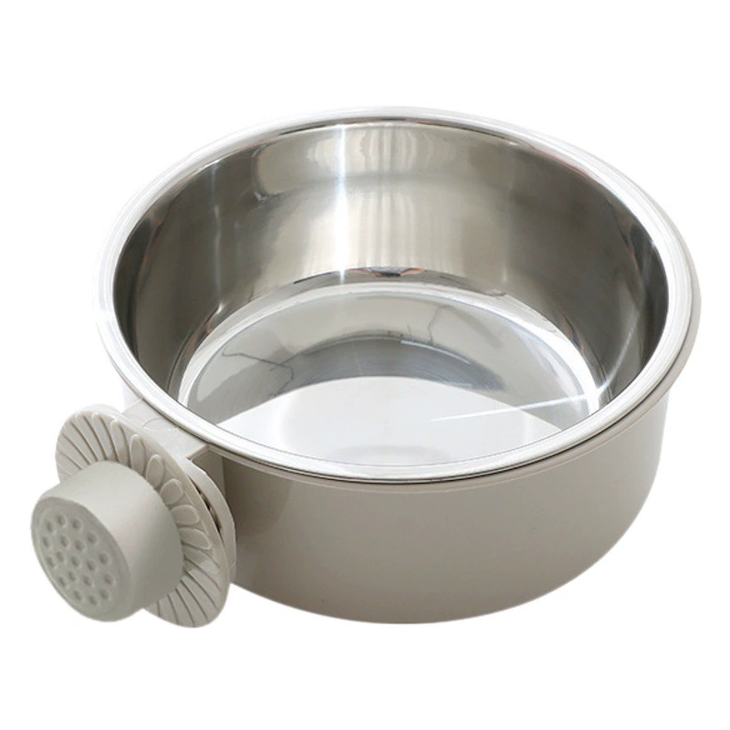 Amazon рекомендует Антидетонационная может быть закреплена подвесная миска для собак клетка для собак поилка из нержавеющей стали 2-в-1 миска для домашних животных