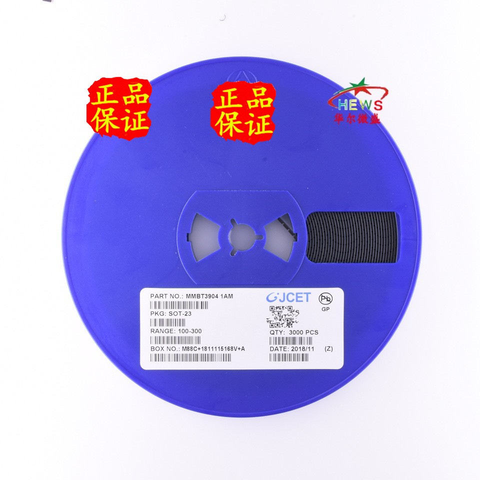 原装CJ/长电 质量保证 MMBT3904 丝印:1AM 封装SOT23 电流 200MA
