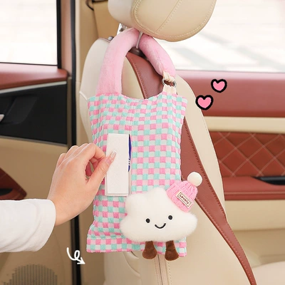 Tissue Box for Car Rear — Car tissue box/set