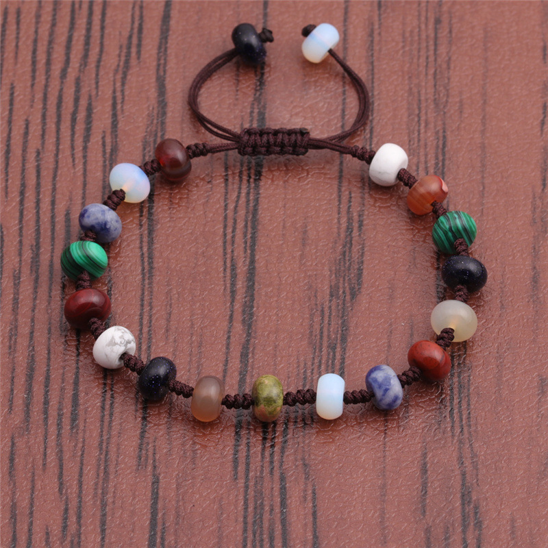 Fashion Seven Chakra Miyuki Beads Woven Bracelet display picture 5