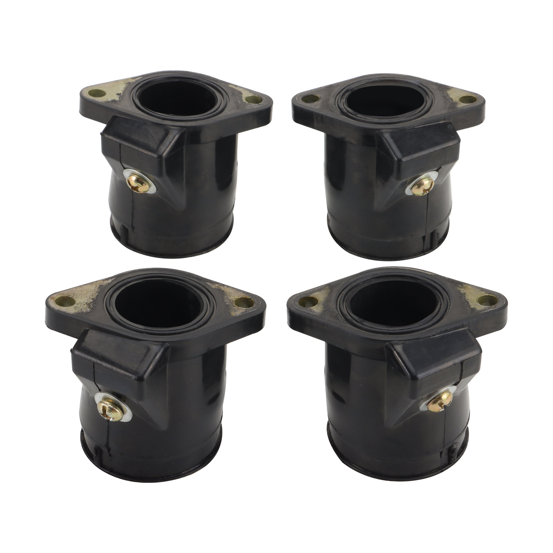4 Pcs Carburetor Intake Manifold Boot Joint for Yamaha FZR600 Genesis 89-99