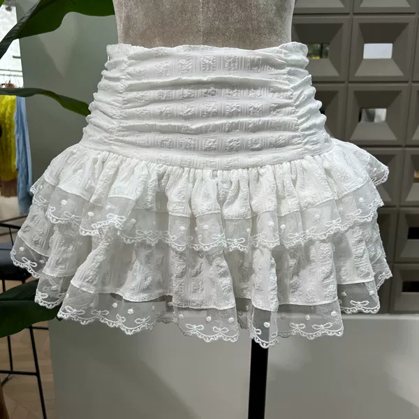 White skirt