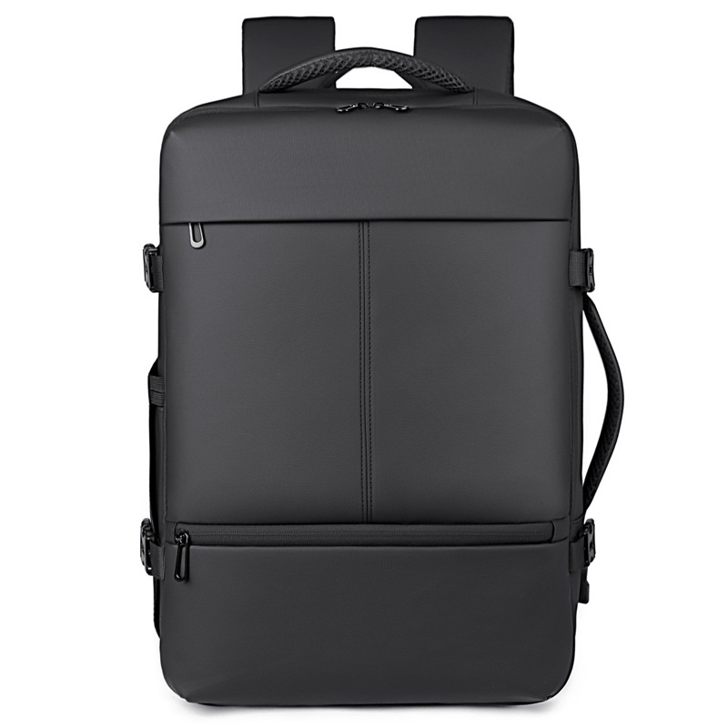 Großvolumiger Rucksack mit mehreren Fächern für Geschäftsreisen, Laptoptasche, erweiterbares Schuhfach für Pendler und Reisende._voghion.com