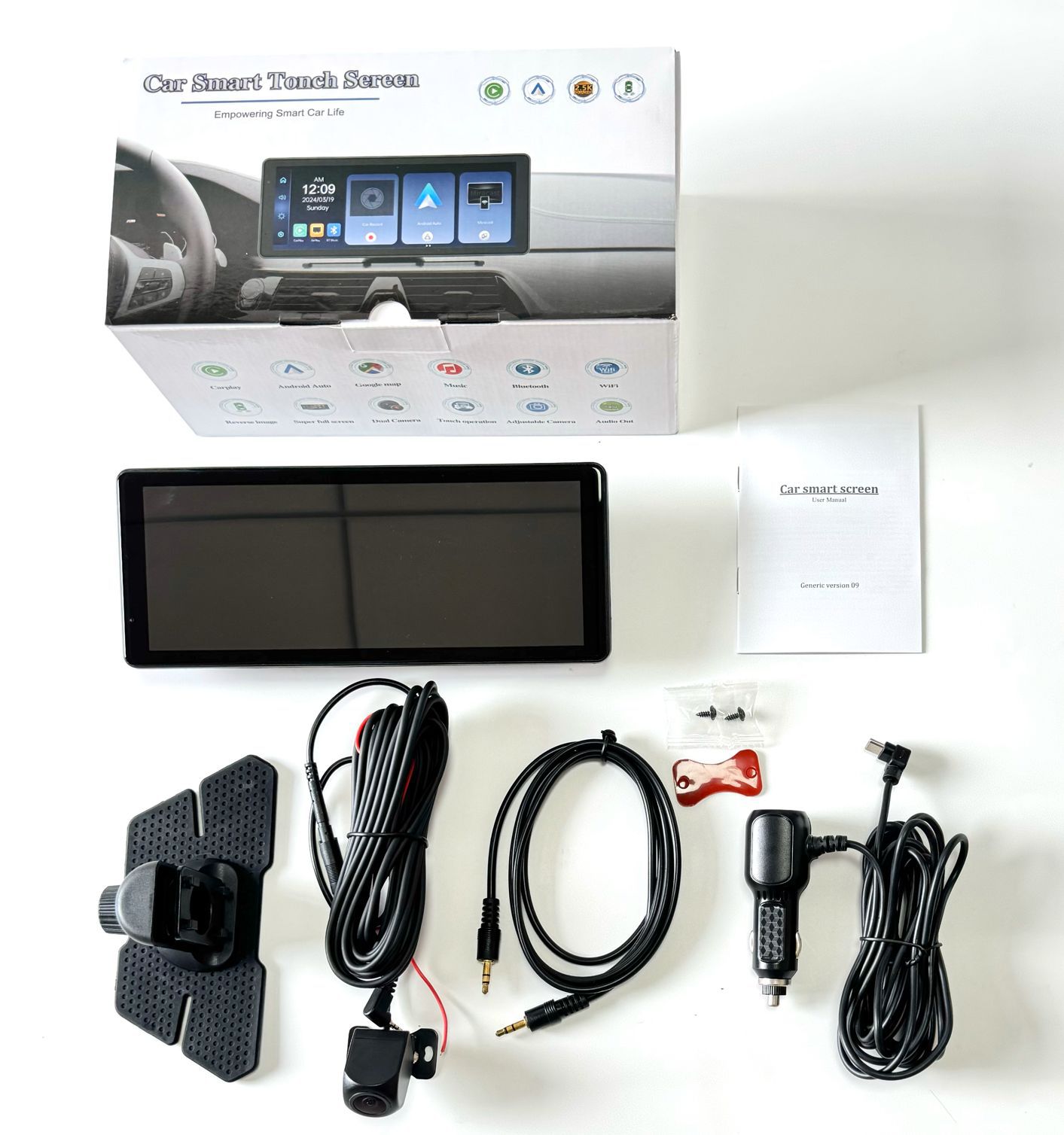 Cross-Border Driving Recorder Carplay Center Console 10.26inch Wireless Bluetooth Smart Screen Car Recorder