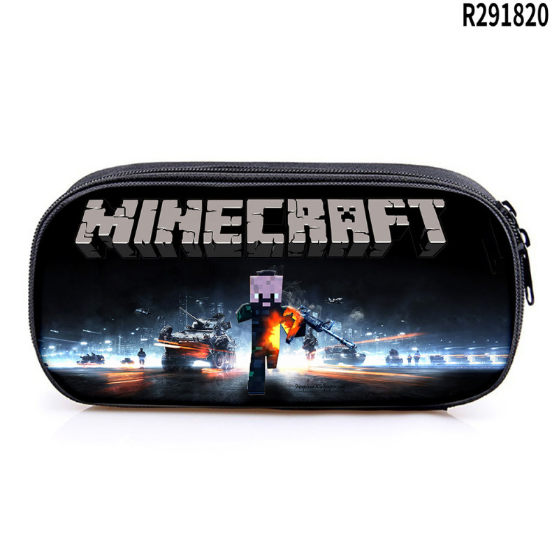 3D跨境我的世界 Minecraft 儿童笔袋中小学生文具包大容量铅笔盒|undefined