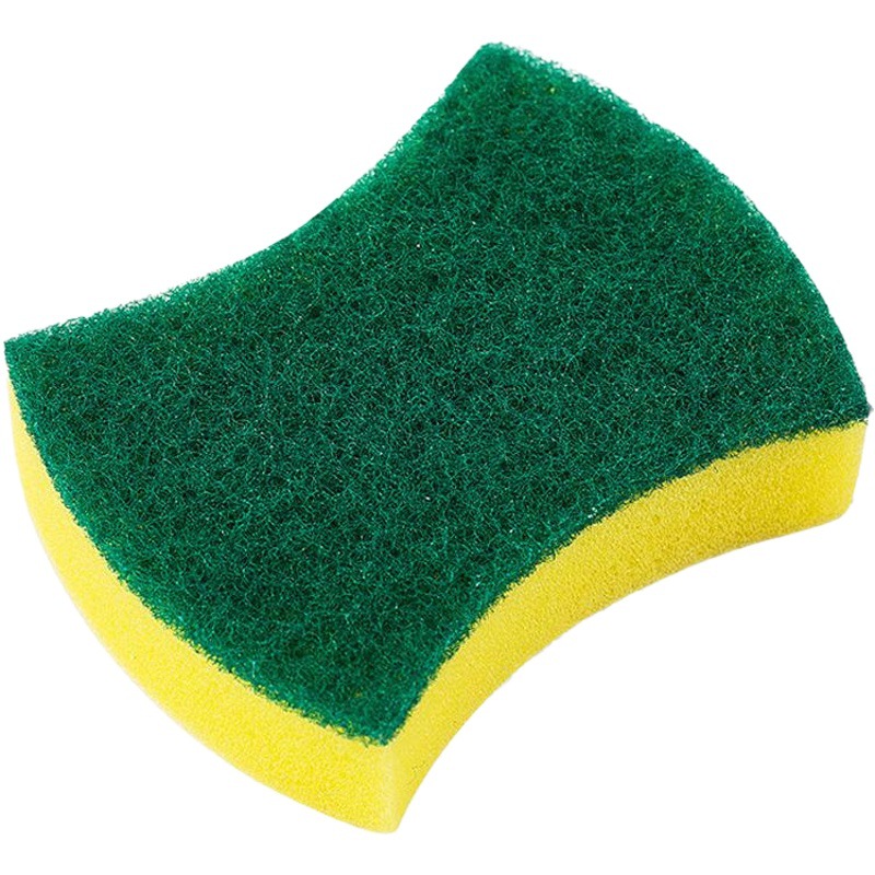 Hogar esponja de limpieza de doble cara hogar engrosada estropajo suministros de cocina descontaminación cepillo olla plato paño al por mayor