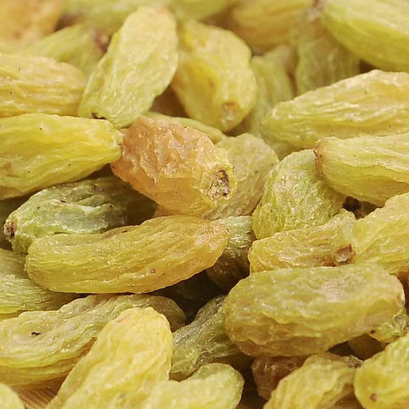Water-Rinsed Xinjiang Raisins Wholesale 500g, Turpan Tree-Yellow Grape Seedless Raisins, Honey-Dipped Raisins