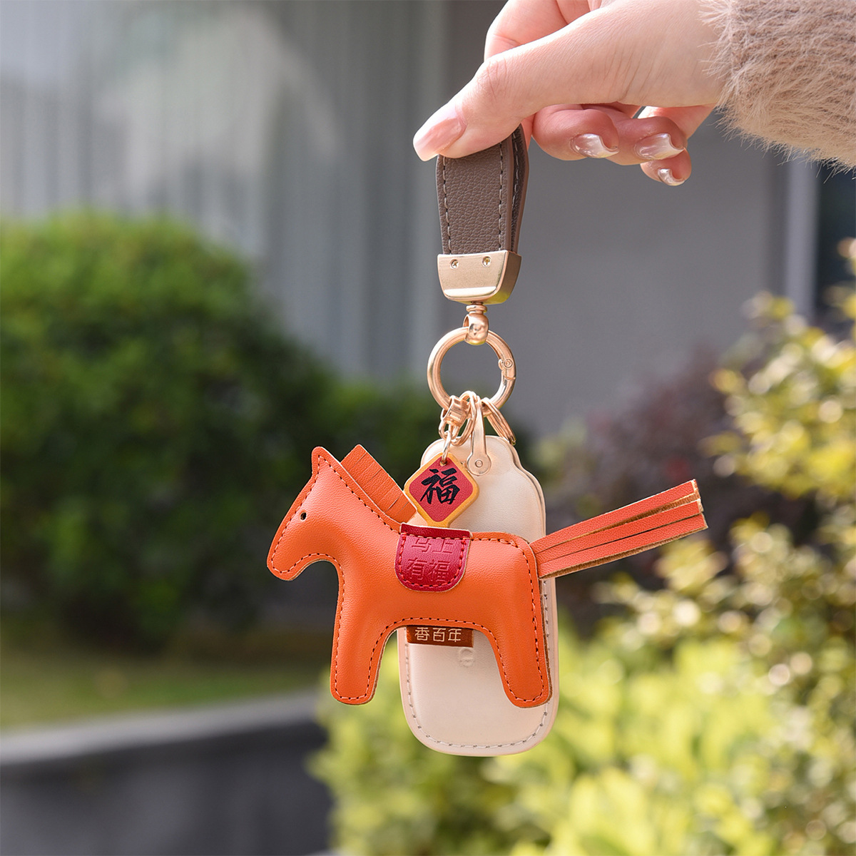 Centennial Fragrance Car Air Freshener Pendant Long-Lasting Scent Decoration Diffuser Horse Year Zodiac Year Fragrance Gift Box
