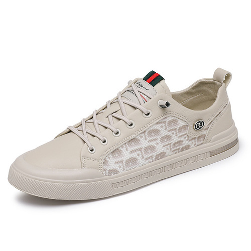 Spring new Korean fashion trend student casual sports shoes  men's low-cut lace-up outer sneakers