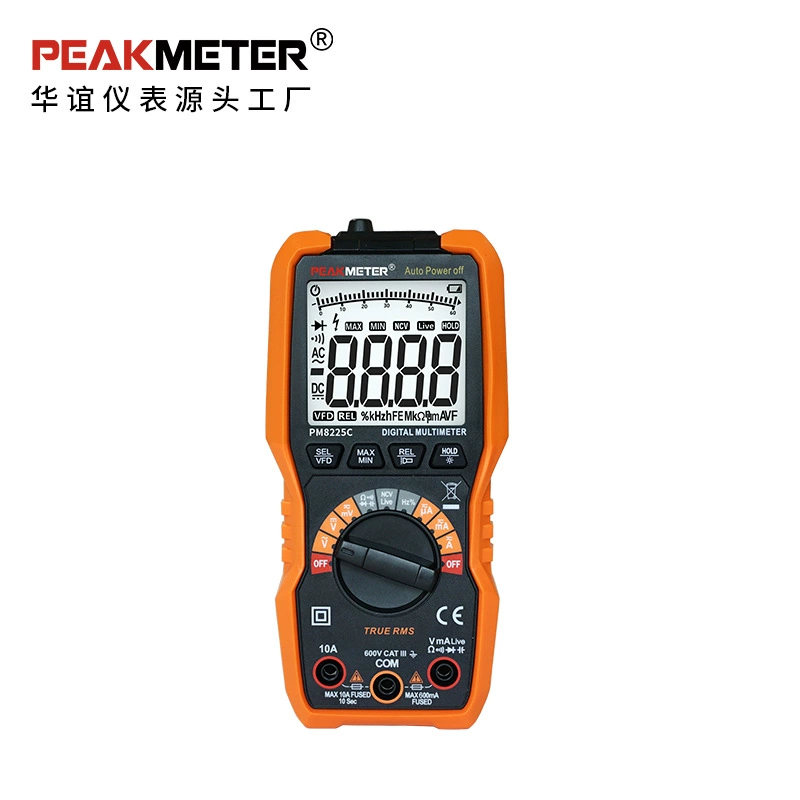 Huayi PM8225C Цифровой мультиметр полуавтоматический бытовой электрический ремонт, универсальный счетчик, высокоточное тестирование
