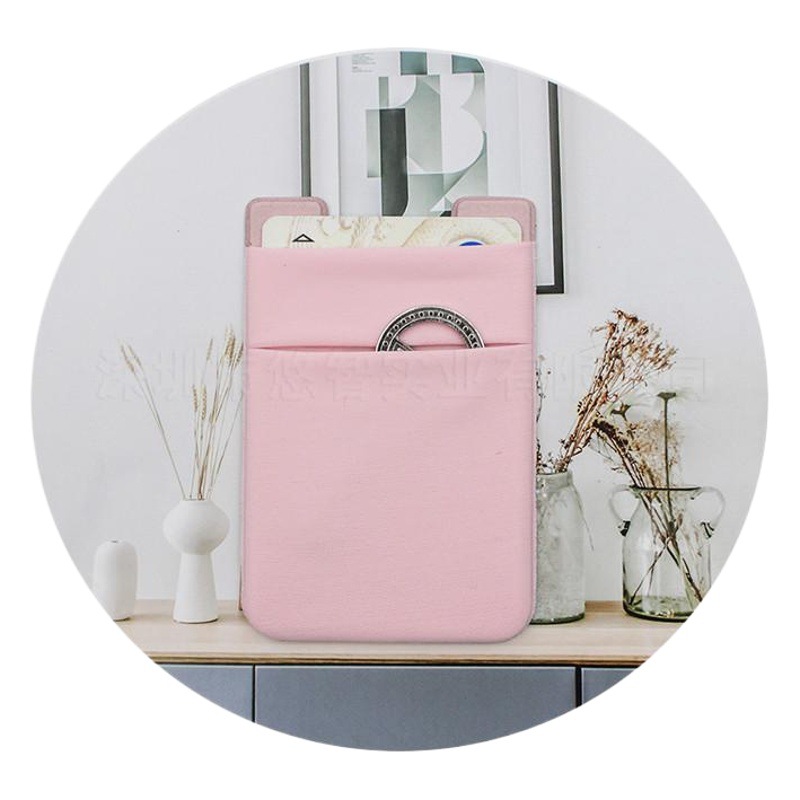 Double card position Lycra mobile phone back sticker spot Lycra mobile phone sticker cross-border mobile phone back sticker card case