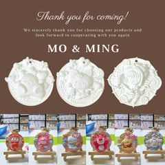 [Sanrio] Graffiti magnetic strip doll coloring wholesale painting color filling white mold car diffuser stone aromatherapy tablets