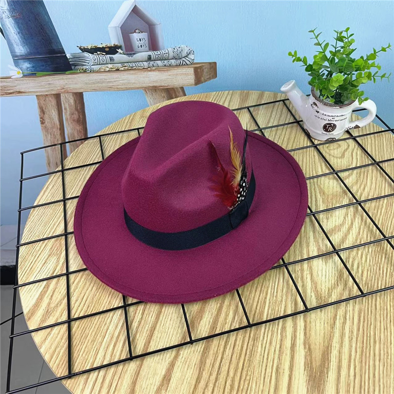 Sombrero de Gala de Ala Ancha para Primavera y Otoño image 7