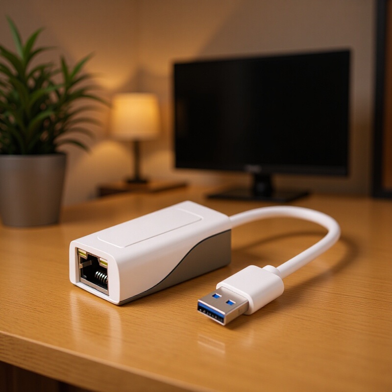 Driver-Free 100Mbps Wired USB 2.0 100m Network Card USB to Rj45 Wired Network Card Hub