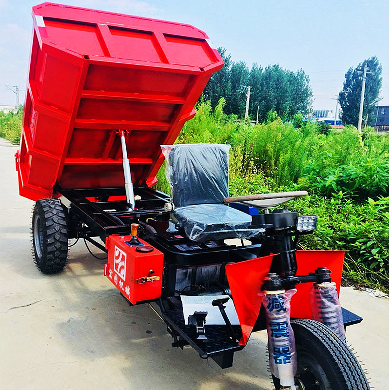 矿用三轮车 多型号自卸液压工程车 HT3T工程三轮车
