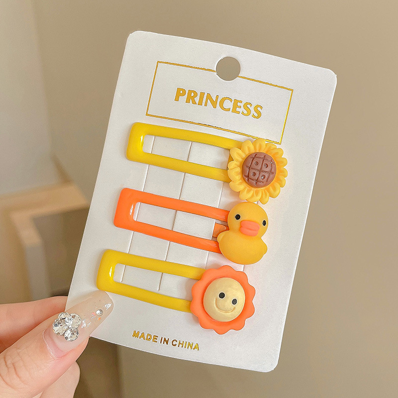 Horquilla rosa, horquilla para niñas y niños, clip de pico de pato para bebé, clip de flequillo lateral, clip lateral para niña linda, tocado