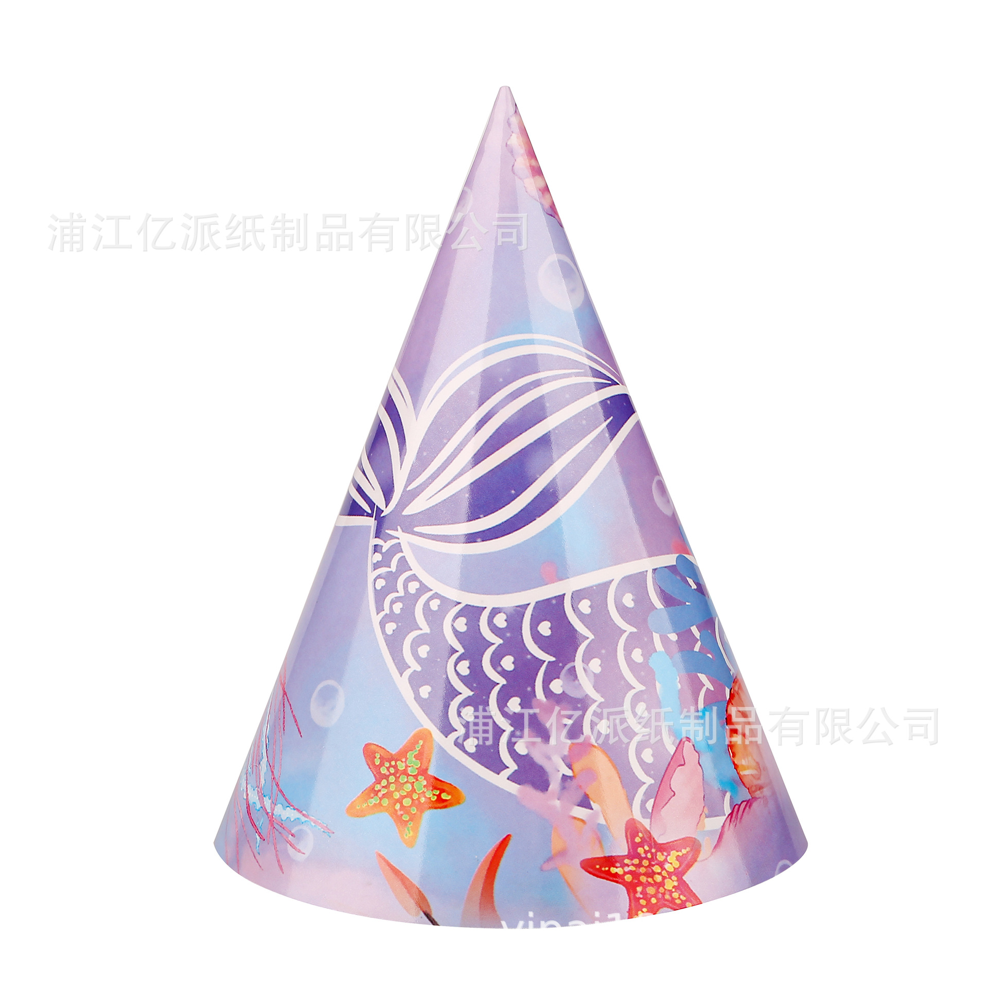 Nuevo juego de vajilla de fiesta con tema de sirena marina de verano, bandeja de papel desechable, cuchillo, tenedor, cuchara, decoración de fiesta