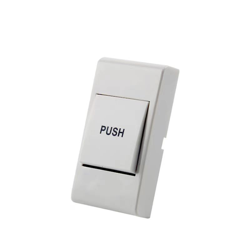 A01明装出门按钮开关、窄门禁开关按钮12V弱电开关，常开常闭