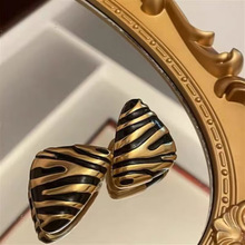 中古vintage耳环女时尚百搭复古宫廷风耳钉个性小众高级感耳饰品