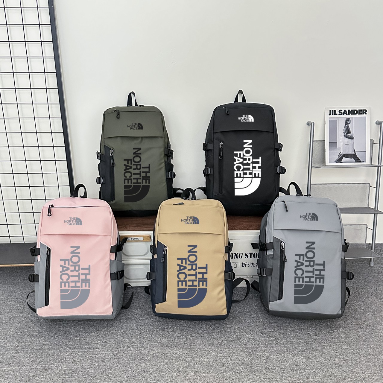 Trendy men's backpack, unisex sports outdoor fashion backpack, large capacity student school bag