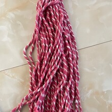 外贸拖把线拖把头定制标准红色环锭纺筒纱混纺合股纱纱加厚