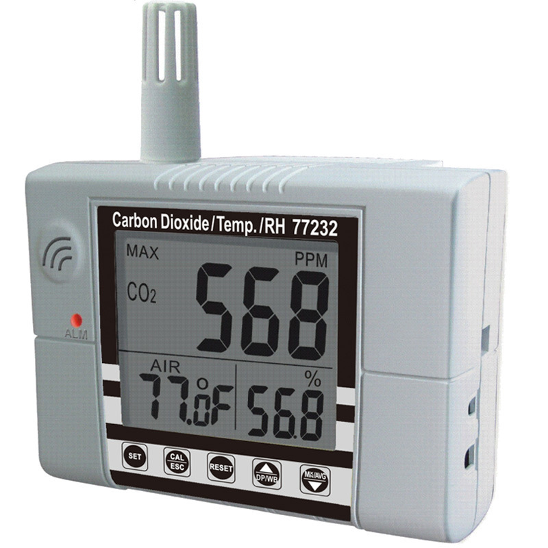 台湾衡欣 AZ77232二氧化碳检测仪 CO2二氧化碳仪带报警