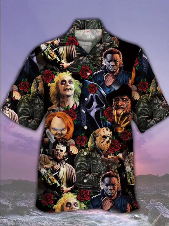 Camisa de cuello cubano impresa en 3D, tienda de fabricantes de hombres, estación independiente de verano de moda, patrón de venta caliente, ropa de hombre de playa hawaiana