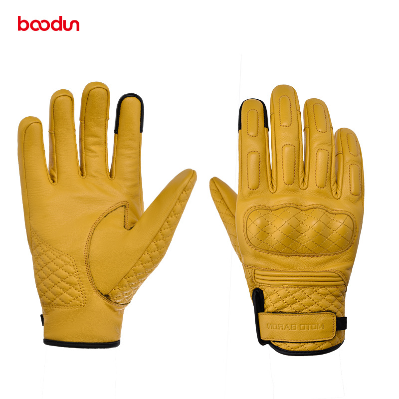 Guantes de motocicleta, amortiguadores, resistentes al desgaste, anticaídas, engrosamiento de articulaciones, protección para la conducción, pantalla táctil,_voghion.com