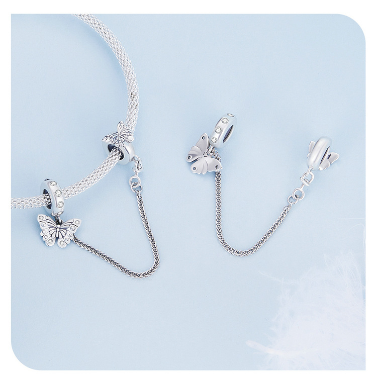 Simple Style - Butterfly Sterling Silver Plating Jewelry Accessories display picture 1