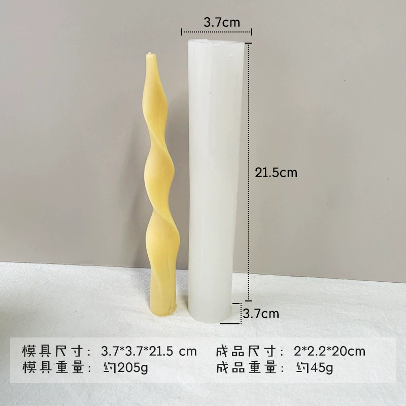 Silicone Candle Mold Set, European-Style Rotating Decorative Shapes, DIY Handmade Candles