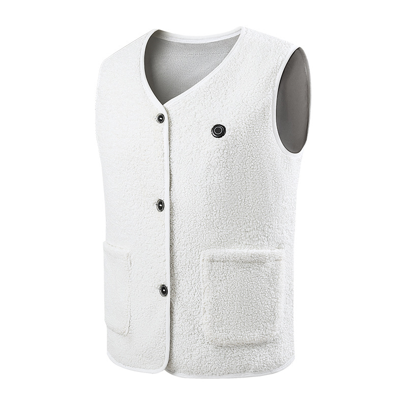 Gilet chauffant pour homme, manteau chauffant en coton pour homme et femme, gilet chauffant chaud à température constante en hiver, gilet en coton_voghion.com