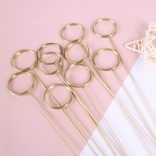 Creative bouquet metal card holder Sydney paper flower shop wrapping paper card holder flower material flower arrangement flower insert