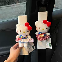 Подлинный hellokitty автомобильный ремень безопасности чехол на плечо милый Hello Kitty автомобиль украшения куклы новый подарок