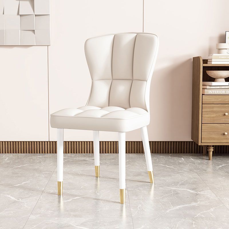 Asiento de restaurante nórdico simple respaldo superior silla de comedor de paquete flexible silla de negociación de hotel image 29