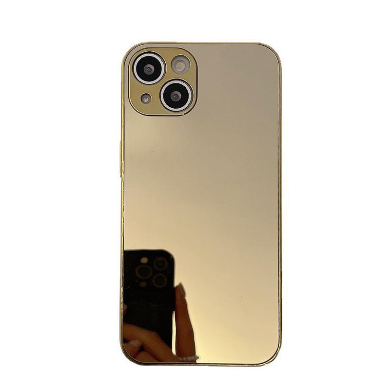 Iphone16 promaxメッキ鏡面携帯ケースアップル15pro全包14転倒防止13保護カバーを適用|undefined